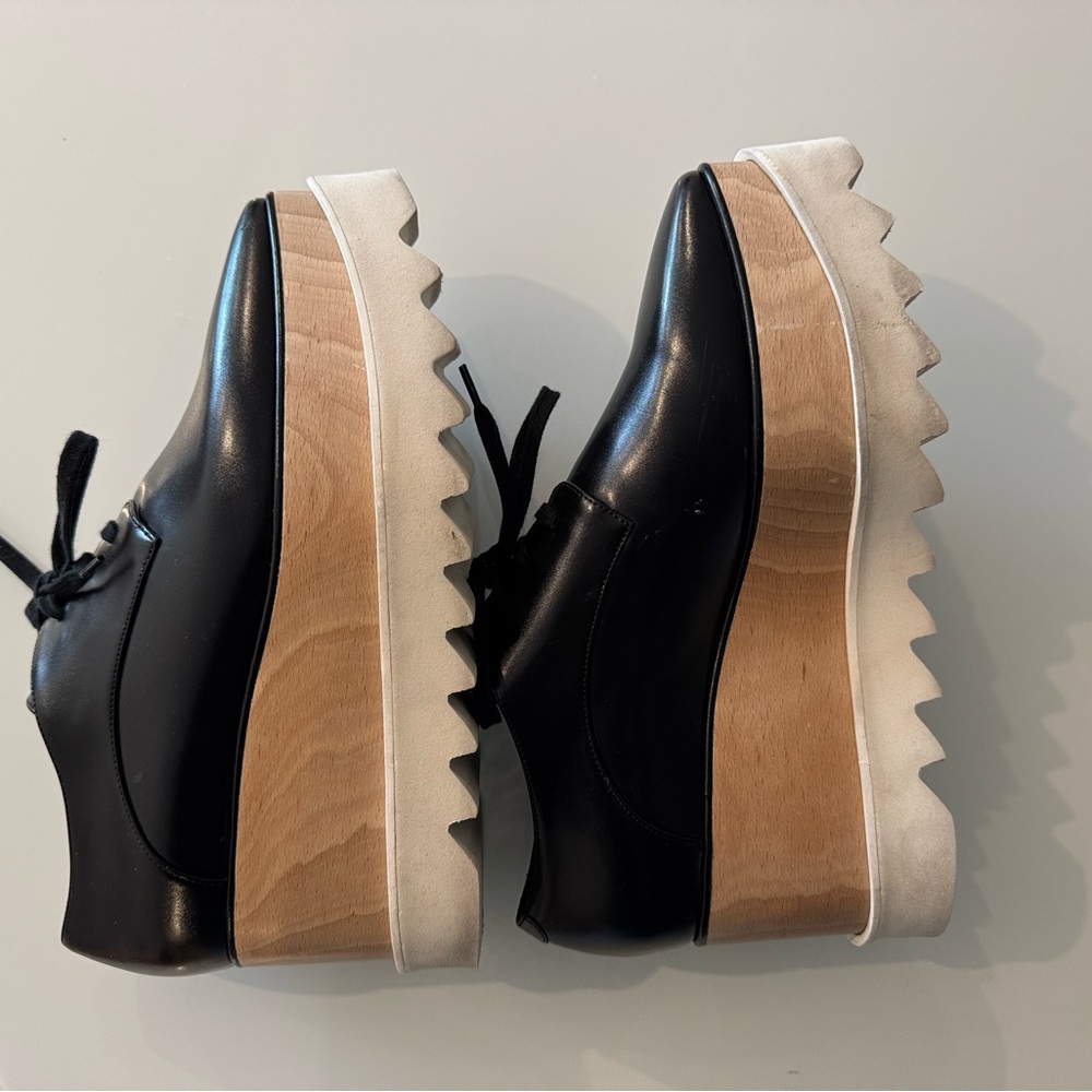 Stella McCartney Elyse Platforms size 37 1/2 US 7.5